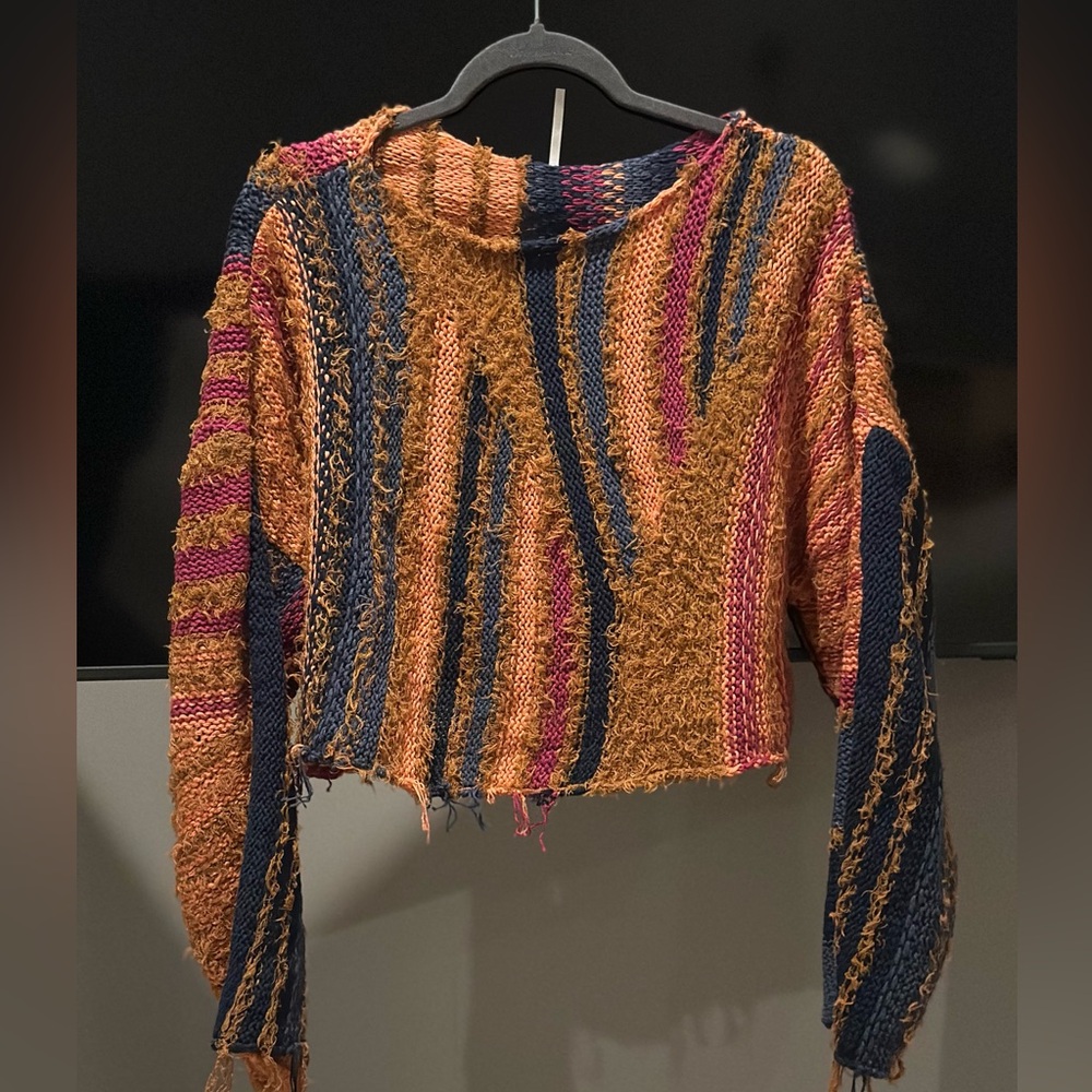 Free people cropped sweater
